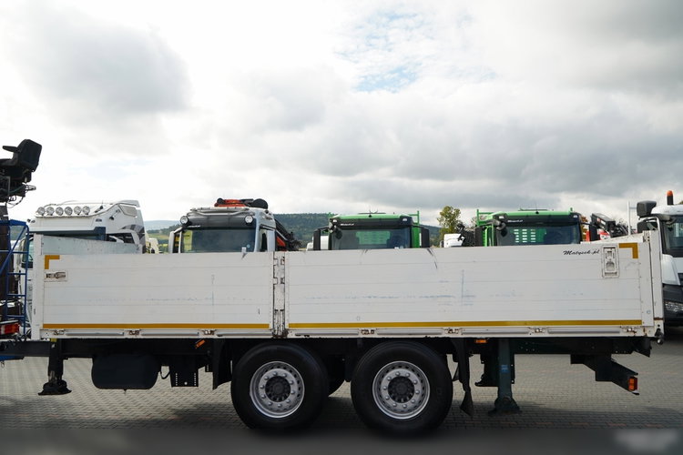 Mercedes BENZ / ACTROS 2548 / 6x2 /  ZESTAW BURTOWY - 6, 5 M / OŚ PODNOSZONA / +HDS FASSI /  wysów : 10.85 M / SIODEŁKO / ROTATOR / WIDŁY DO PALET / PRZYCZEPA 6, 5 M / SAF /  zdjęcie 16