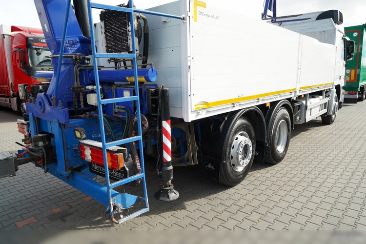 Mercedes BENZ / ACTROS 2548 / 6x2 /  ZESTAW BURTOWY - 6, 5 M / OŚ PODNOSZONA / +HDS FASSI /  wysów : 10.85 M / SIODEŁKO / ROTATOR / WIDŁY DO PALET / PRZYCZEPA 6, 5 M / SAF /  zdjęcie 22