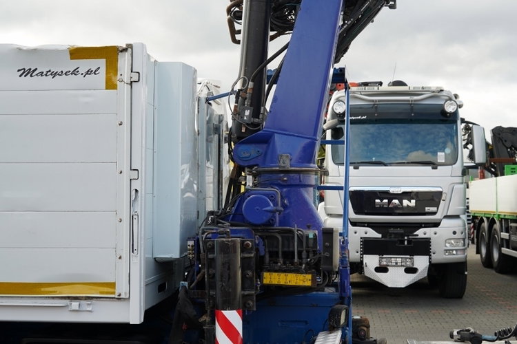 Mercedes BENZ / ACTROS 2548 / 6x2 /  ZESTAW BURTOWY - 6, 5 M / OŚ PODNOSZONA / +HDS FASSI /  wysów : 10.85 M / SIODEŁKO / ROTATOR / WIDŁY DO PALET / PRZYCZEPA 6, 5 M / SAF /  zdjęcie 30