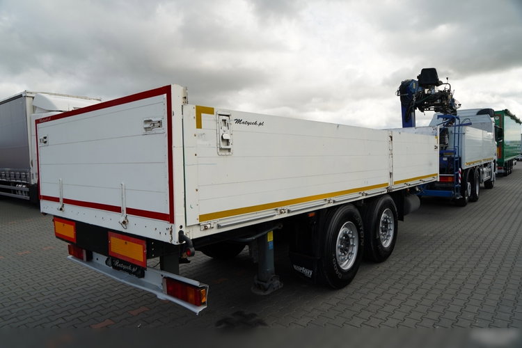 Mercedes BENZ / ACTROS 2548 / 6x2 /  ZESTAW BURTOWY - 6, 5 M / OŚ PODNOSZONA / +HDS FASSI /  wysów : 10.85 M / SIODEŁKO / ROTATOR / WIDŁY DO PALET / PRZYCZEPA 6, 5 M / SAF /  zdjęcie 35