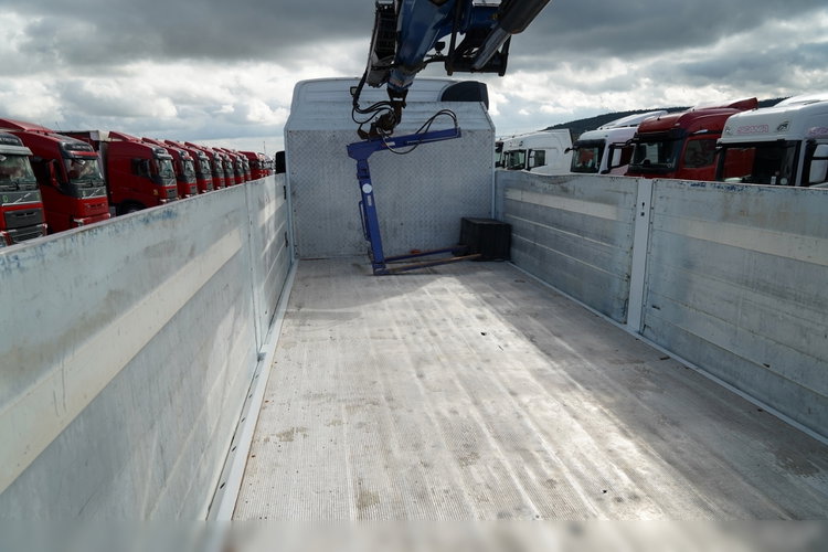 Mercedes BENZ / ACTROS 2548 / 6x2 /  ZESTAW BURTOWY - 6, 5 M / OŚ PODNOSZONA / +HDS FASSI /  wysów : 10.85 M / SIODEŁKO / ROTATOR / WIDŁY DO PALET / PRZYCZEPA 6, 5 M / SAF /  zdjęcie 39