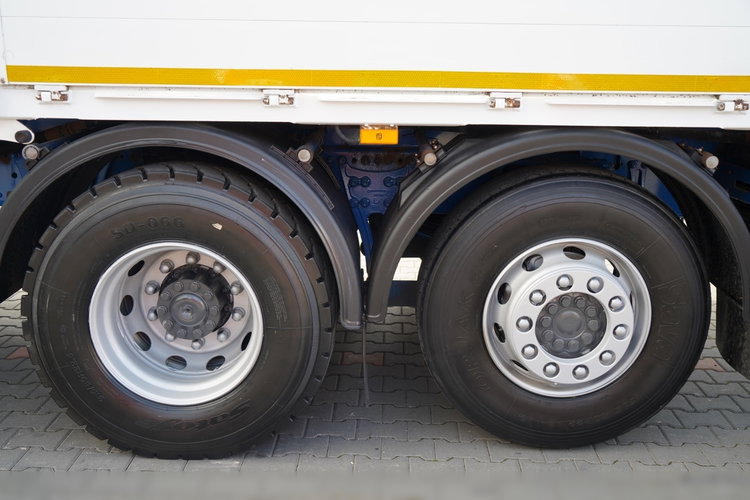 Mercedes BENZ / ACTROS 2548 / 6x2 /  ZESTAW BURTOWY - 6, 5 M / OŚ PODNOSZONA / +HDS FASSI /  wysów : 10.85 M / SIODEŁKO / ROTATOR / WIDŁY DO PALET / PRZYCZEPA 6, 5 M / SAF /  zdjęcie 45