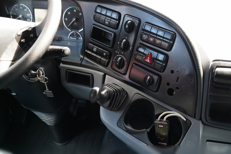 Mercedes BENZ / ACTROS 2548 / 6x2 /  ZESTAW BURTOWY - 6, 5 M / OŚ PODNOSZONA / +HDS FASSI /  wysów : 10.85 M / SIODEŁKO / ROTATOR / WIDŁY DO PALET / PRZYCZEPA 6, 5 M / SAF /  zdjęcie 57