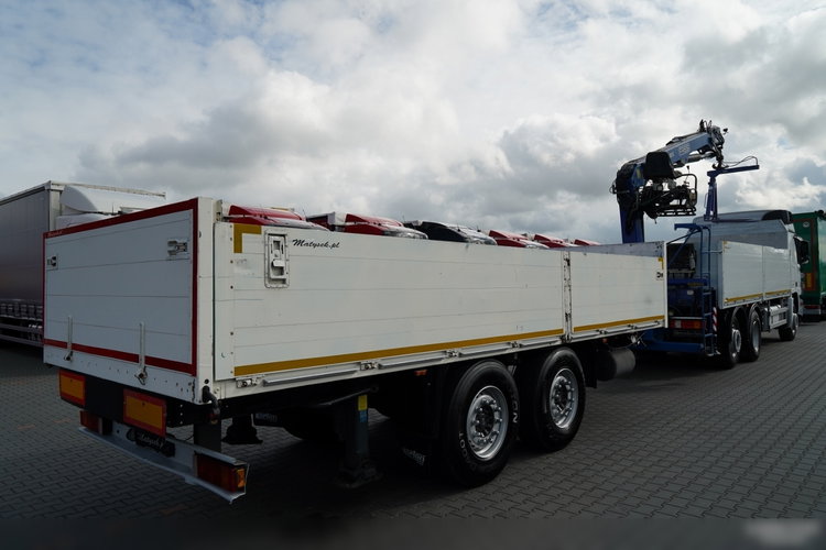 Mercedes BENZ / ACTROS 2548 / 6x2 /  ZESTAW BURTOWY - 6, 5 M / OŚ PODNOSZONA / +HDS FASSI /  wysów : 10.85 M / SIODEŁKO / ROTATOR / WIDŁY DO PALET / PRZYCZEPA 6, 5 M / SAF /  zdjęcie 7