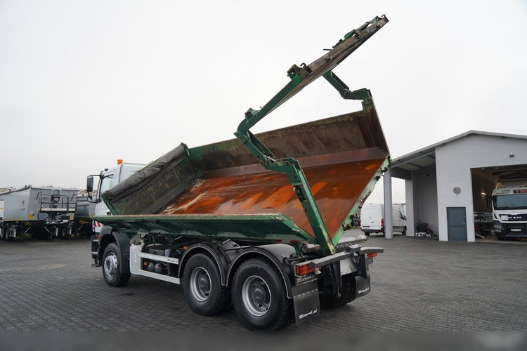 Mercedes AXOR 2636 / 6x4 / WYWROTKA 2 stronna / HYDROKLAPA / HYDROBURTA / SPECJALNY/  CZOŁOWNICA / MANUAL  zdjęcie 9