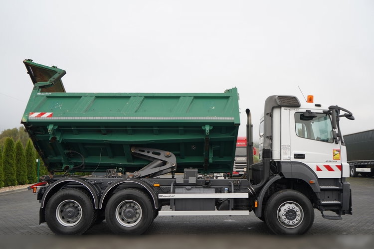 Mercedes AXOR 2636 / 6x4 / WYWROTKA 2 stronna / HYDROKLAPA / HYDROBURTA / SPECJALNY/  CZOŁOWNICA / MANUAL  zdjęcie 11