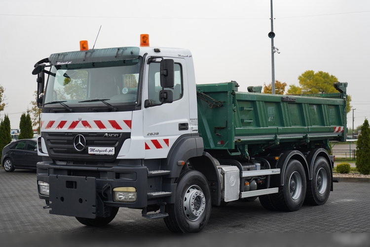 Mercedes AXOR 2636 / 6x4 / WYWROTKA 2 stronna / HYDROKLAPA / HYDROBURTA / SPECJALNY/  CZOŁOWNICA / MANUAL  zdjęcie 13