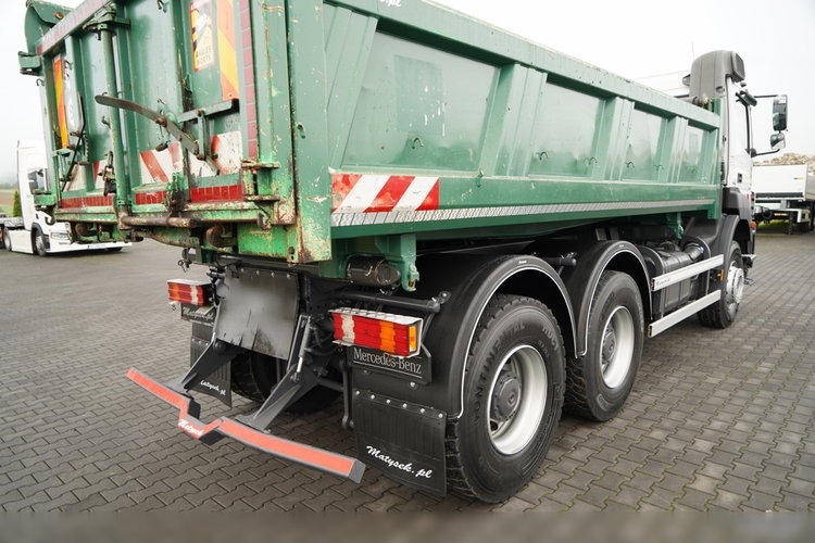 Mercedes AXOR 2636 / 6x4 / WYWROTKA 2 stronna / HYDROKLAPA / HYDROBURTA / SPECJALNY/  CZOŁOWNICA / MANUAL  zdjęcie 24