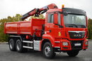 MAN TGS 26.400 / 6x4 / WYWROTKA 2 STRONNA  + HDS HMF 1530 K2  / HYDROBURTA / CHWYTAK / PILOT /  NAVI /  zdjęcie 17