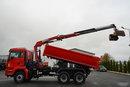 MAN TGS 26.400 / 6x4 / WYWROTKA 2 STRONNA  + HDS HMF 1530 K2  / HYDROBURTA / CHWYTAK / PILOT /  NAVI /  zdjęcie 2