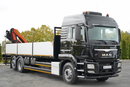 MAN TGS 26.440 / 6X2 / SKRZYNIOWY 7, 5 M / OŚ PODNOSZONA  + HDS PALFINGER PK 18002  / MAX UDŹWIG: 6 000 KG / STEROWANIE RADIOWE / ROTATOR / KLIMA POSTOJOWA /  UAL / EURO 6 zdjęcie 13