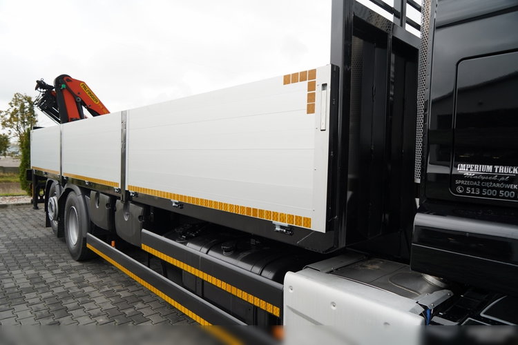 MAN TGS 26.440 / 6X2 / SKRZYNIOWY 7, 5 M / OŚ PODNOSZONA  + HDS PALFINGER PK 18002  / MAX UDŹWIG: 6 000 KG / STEROWANIE RADIOWE / ROTATOR / KLIMA POSTOJOWA /  UAL / EURO 6 zdjęcie 21