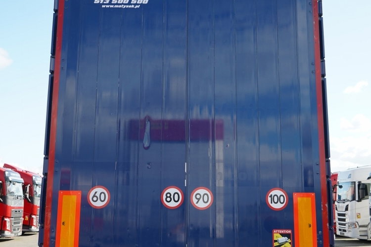 Schmitz FIRANKA VARIOS / PODNOSZONY DACH / OPONY 385/55 R22, 5 / 2016 ROK zdjęcie 12