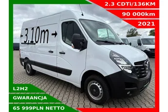Opel movano L2H2 65999zł Netto 2.3 CDTi/136KM