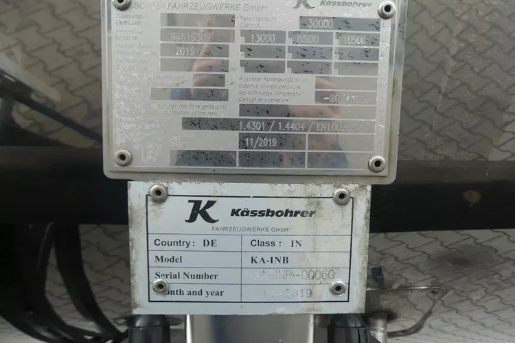 KAESSBOHRER CYSTERNA SPOŻYWCZA / 3 KOMOROWA / zdjęcie 17