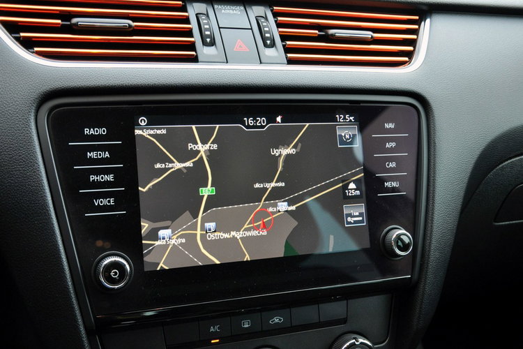 Octavia 1.6TDI(115KM) Led Radar Navi Welur Reling I Właściciel Alu17"ASO Skoda zdjęcie 30