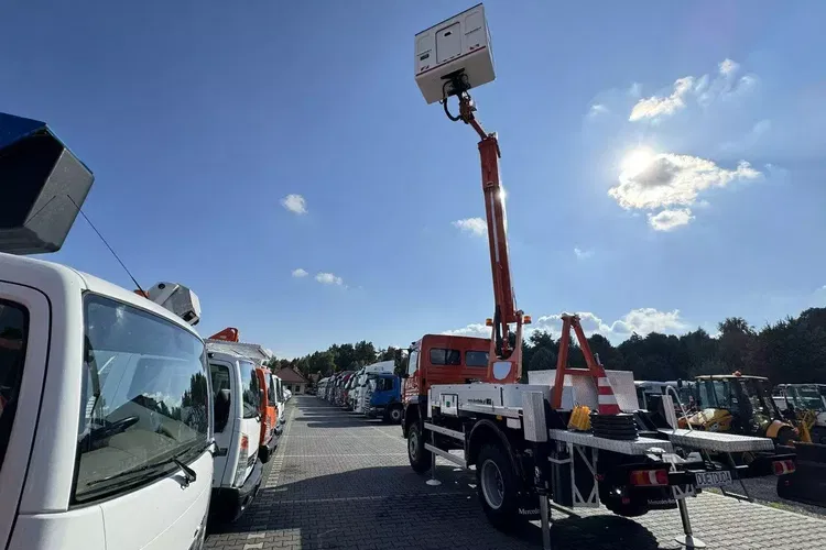 Mercedes Atego 818 E6 4x4 Zwyżka PALFINGER P250 BK Podnośnik Koszowy zdjęcie 27