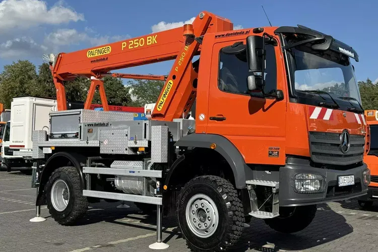 Mercedes Atego 818 E6 4x4 Zwyżka PALFINGER P250 BK Podnośnik Koszowy zdjęcie 9