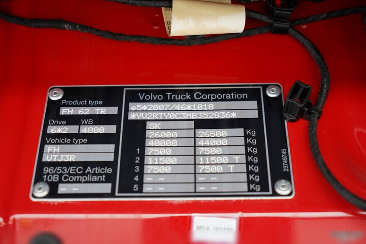 Volvo FH 460 / ZESTAW TANDEM / 120 M3 / PRZEJAZDOWY / I-SAVE / KLIMA POSTOJOWA / OŚ PODNOSZONA SKRĘTNA / WIELTON / PLANDEKA ZBROJONA  6x2 zdjęcie 55