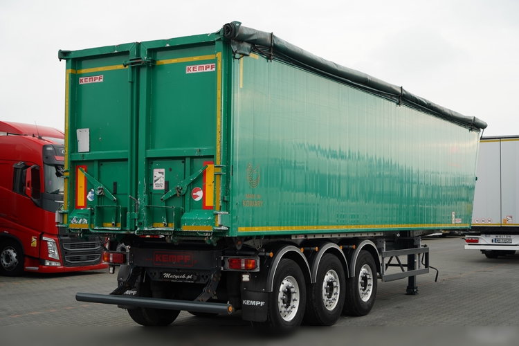 KEMPF WYWROTKA 60m3 / KLAPO DRZWI / OŚ PODNOSZONA / 2021  zdjęcie 8
