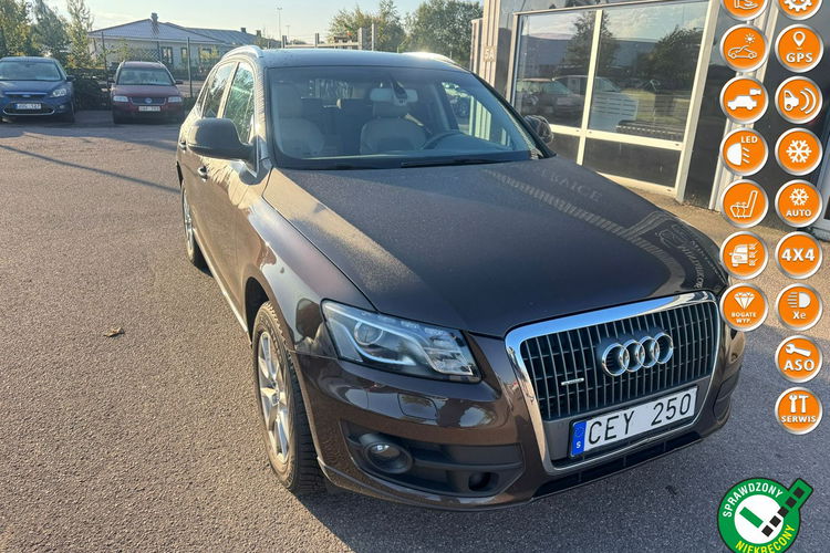 Audi Q5 2.0tdi 170KM quattro panorama ledy bi xenon skóra radar zamiana 1.r.gw zdjęcie 1