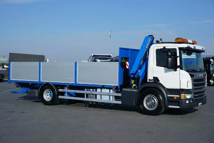 Scania / P 250 / ACC / SKRZYNIOWY + HDS + WINDA / PALFINGER PK 12 002 - EH B / WYSIĘG 10 M zdjęcie 29
