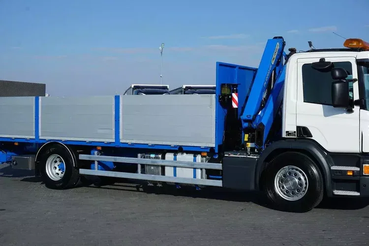 Scania / P 250 / ACC / SKRZYNIOWY + HDS + WINDA / PALFINGER PK 12 002 - EH B / WYSIĘG 10 M zdjęcie 32