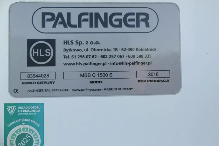 DAF CF 370 / 6x2 / CHŁODNIA 8.25 + WINDA / EURO 6 / zdjęcie 12