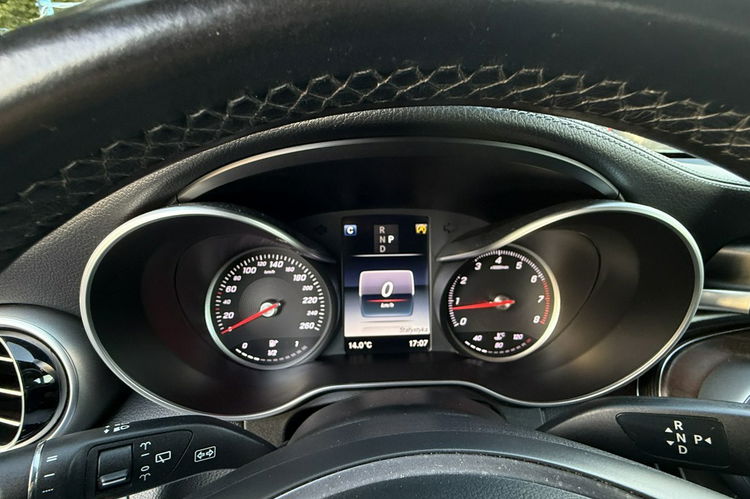 Mercedes GLC 250 4-Matic polski salon ledy skóry Navi czarny dach zamiana 1r. Gwarancji zdjęcie 16