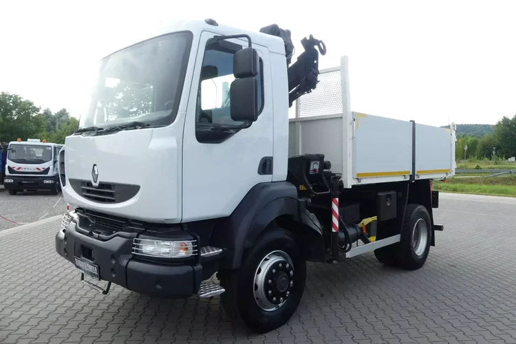 Renault MIDLUM 180 4x4 / WYWROTKA + HDS HIAB SKŁADANY W Z / zdjęcie 30