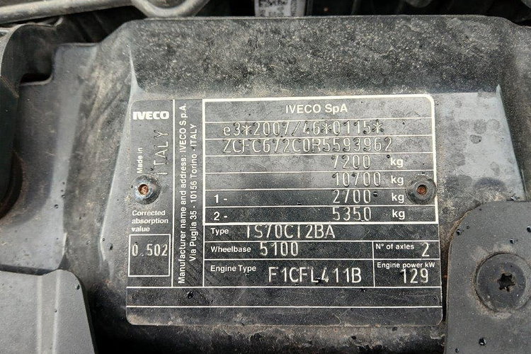 IVECO/KAMIL NADWOZIA DAILY 70C18 zdjęcie 9