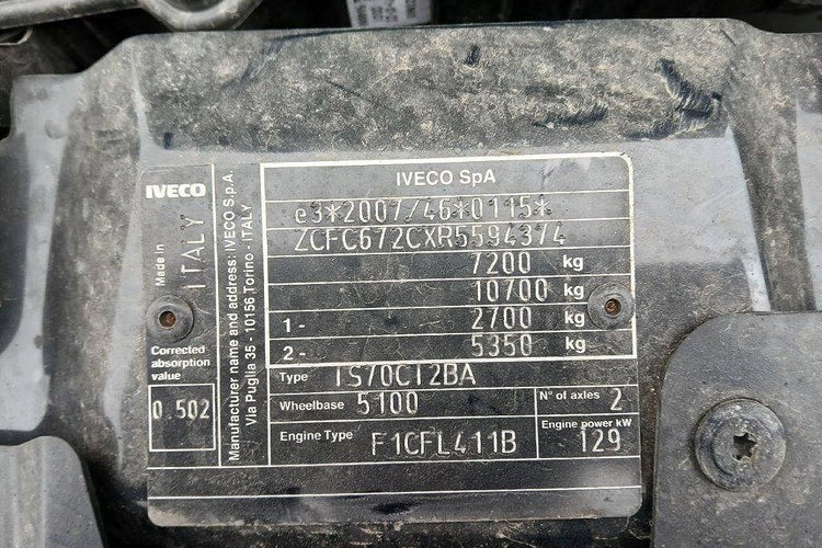 IVECO/KAMIL NADWOZIA DAILY 70C18 zdjęcie 9