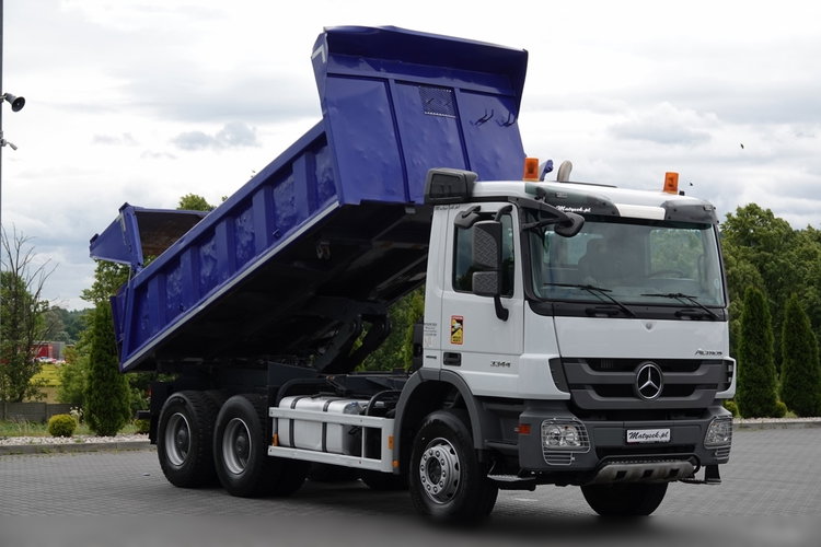 Mercedes ACTROS 3344 / 6x4 / WYWROTKA 2 STR / BORDMATIC / HYDROBURTA / HYDROKLAPA / EPS + SPRZĘGŁO   zdjęcie 9