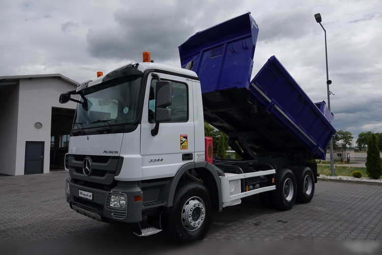 Mercedes ACTROS 3344 / 6x4 / WYWROTKA 2 STR / BORDMATIC / HYDROBURTA / HYDROKLAPA / EPS + SPRZĘGŁO   zdjęcie 2