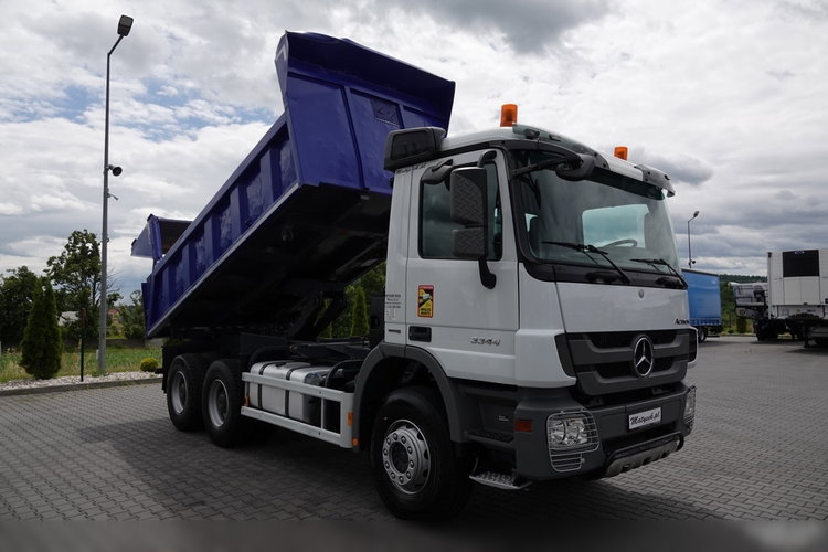 Mercedes ACTROS 3344 / 6x4 / WYWROTKA 2 STR / BORDMATIC / HYDROBURTA / HYDROKLAPA / EPS + SPRZĘGŁO   zdjęcie 7