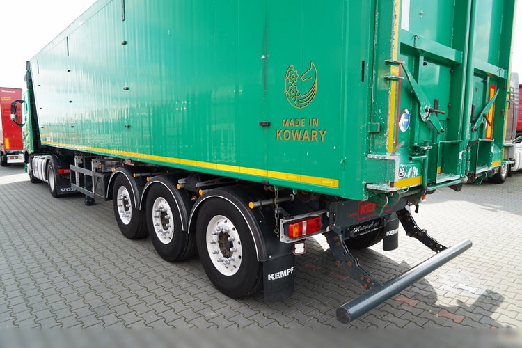 Volvo FH 500 / ZESTAW / HYDRAULIKA / RETARDER / I-SAVE / KLIMA POSTOJOWA + KEMPF WYWROTKA 60m3 /  OŚ PODNOSZONA / 2021 zdjęcie 15