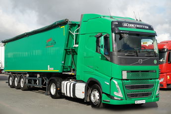 Volvo FH 500 / ZESTAW / HYDRAULIKA / RETARDER / I-SAVE / KLIMA POSTOJOWA + KEMPF WYWROTKA 60m3 /  OŚ PODNOSZONA / 2021