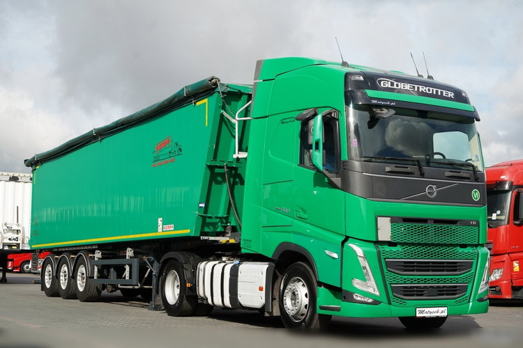 Volvo FH 500 / ZESTAW / HYDRAULIKA / RETARDER / I-SAVE / KLIMA POSTOJOWA + KEMPF WYWROTKA 60m3 /  OŚ PODNOSZONA / 2021 zdjęcie 2