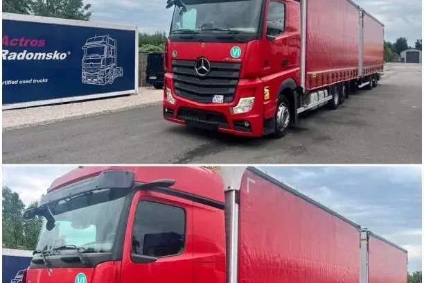 Mercedes ACTROS 2545 MP5 euro6 6x2 jumbo zestaw 120m 38palet zdjęcie 3