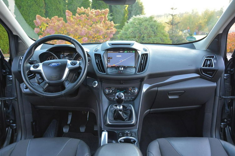 Ford Kuga Titanium Pół-skóry Navi Tablet 2xParktr. Asystent pasa Park Assist Alu zdjęcie 23