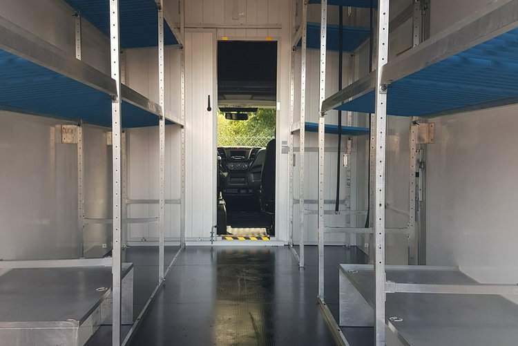 Iveco Daily KONTENER NISKOPODŁOGOWY 4.43x2.23x2.42 SKLEP BAR FOODTRUCK KAMPER AC zdjęcie 24