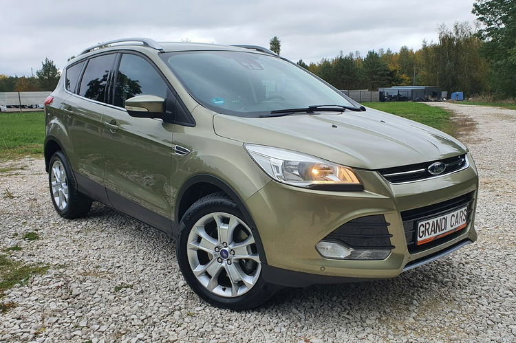 Ford Kuga 2.0 TDCi 140KM # 4x4 # Titanium # Bogate Wyposażenie # Super Stan zdjęcie 3