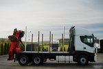Iveco STRALIS  560 / 6X4 / DO DREWNA / DO DRZEWA / DO LASU /  HDS PALFINGER EPSILON  / UDŹWIG - 5 250 KG zdjęcie 11