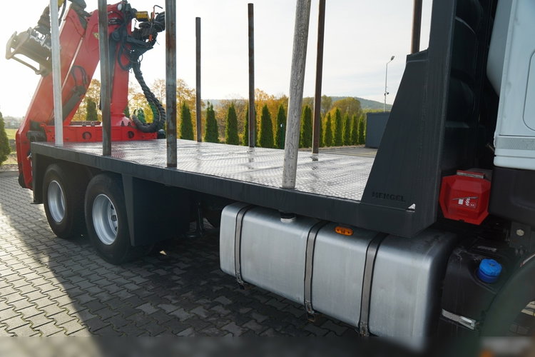 Iveco STRALIS  560 / 6X4 / DO DREWNA / DO DRZEWA / DO LASU /  HDS PALFINGER EPSILON  / UDŹWIG - 5 250 KG zdjęcie 19