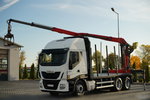 Iveco STRALIS  560 / 6X4 / DO DREWNA / DO DRZEWA / DO LASU /  HDS PALFINGER EPSILON  / UDŹWIG - 5 250 KG zdjęcie 2