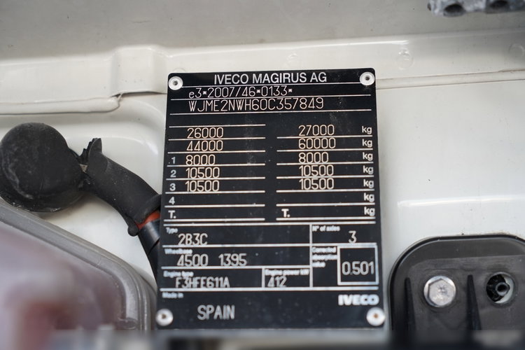 Iveco STRALIS  560 / 6X4 / DO DREWNA / DO DRZEWA / DO LASU /  HDS PALFINGER EPSILON  / UDŹWIG - 5 250 KG zdjęcie 46