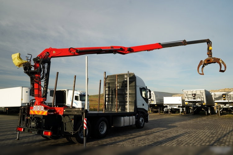 Iveco STRALIS  560 / 6X4 / DO DREWNA / DO DRZEWA / DO LASU /  HDS PALFINGER EPSILON  / UDŹWIG - 5 250 KG zdjęcie 5