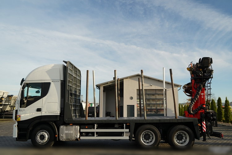 Iveco STRALIS  560 / 6X4 / DO DREWNA / DO DRZEWA / DO LASU /  HDS PALFINGER EPSILON  / UDŹWIG - 5 250 KG zdjęcie 8