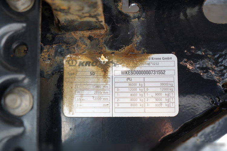 Krone / KONTENER / MEGA / DOPPELSTOCK / 2016 zdjęcie 25