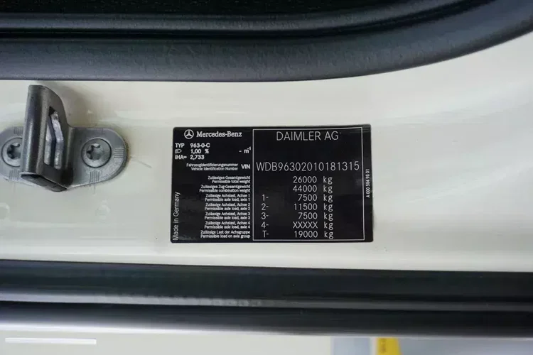 Mercedes ACTROS / 2540 / ACC / E 6 / ZESTAW PRZEJAZDOWY / CHŁODNIA + WINDA / 38 PALET zdjęcie 11